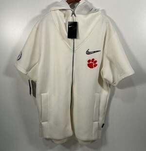 Nike Clemson Tigers Showout Full-Zip Short Sleeve Hoodie